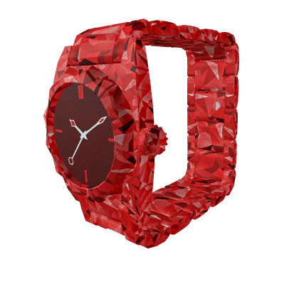 Red Sparkle Timekeeping Device [R6]