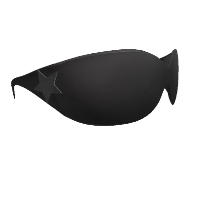 Grey Y2K Cyberstar Shades