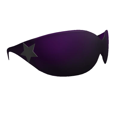 Purple Y2K Cyberstar Shades