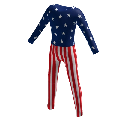 July 4th America's bodysuit outfit - DRESSX