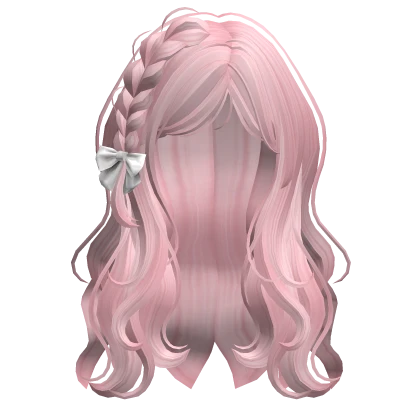 Side Braid Hair(Pink)