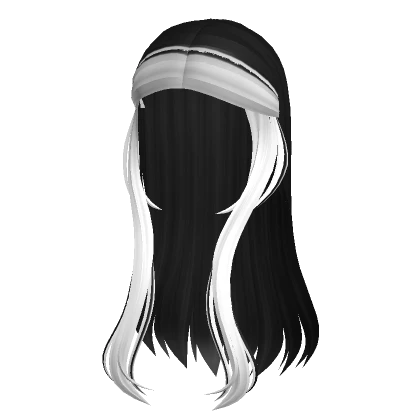 Serene Siren Hair in White & Black