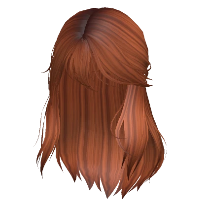 Wispy Half-up Ponytail in Ginger