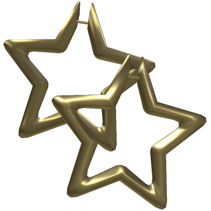 Gold  Star Earrings