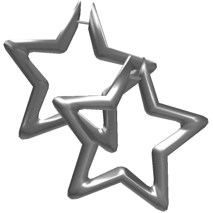 Silver  Star Earrings