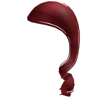 Very Red Swoop Curl Bang