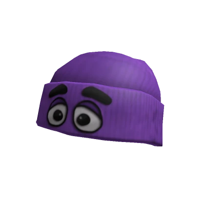 Purple Hungry Monster Beanie