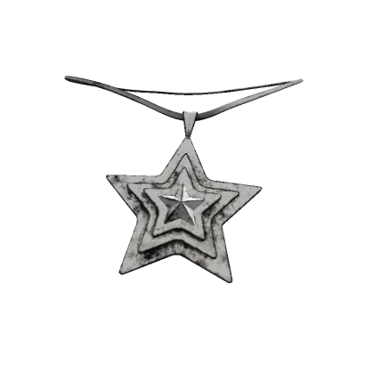 Silver Y2K Star Necklace [3.0]