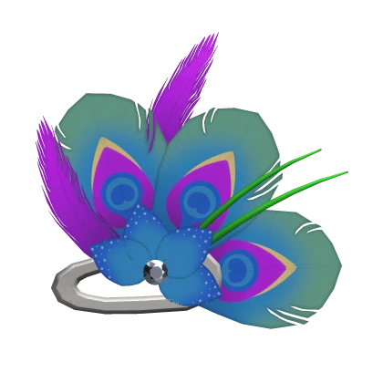 NPO Zapp Peacock Hair Clip