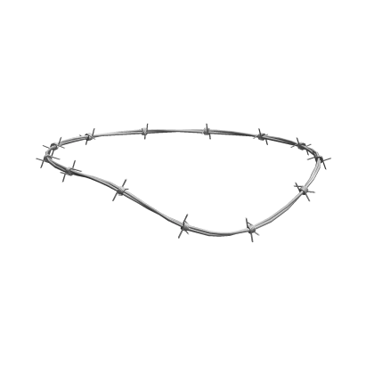 barbed wire chain necklace