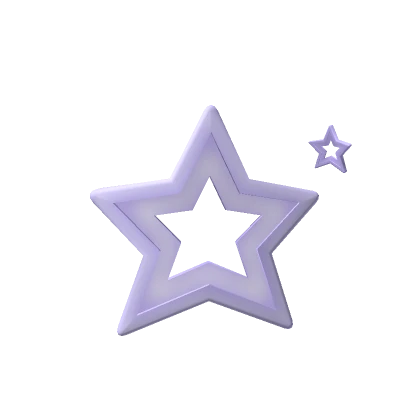 Purple Star Clips