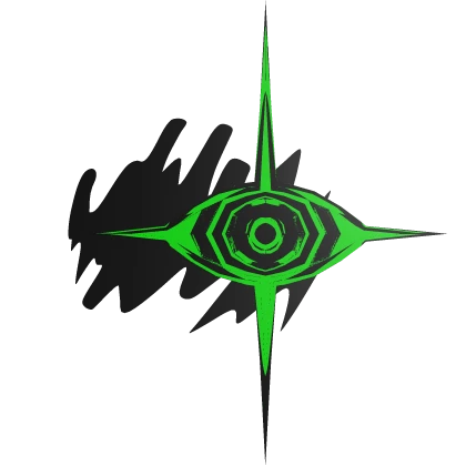 [Animated] Green Devil Whole Eye Glare Single