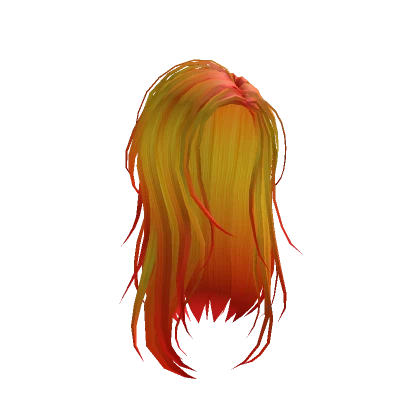 Long Mermaid Hair - Orange