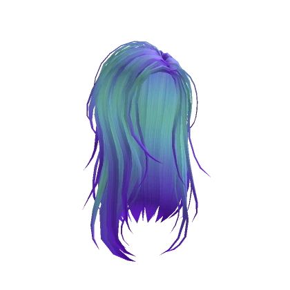 Long Mermaid Hair - Purple