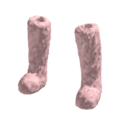 Pink Fluffy Boots
