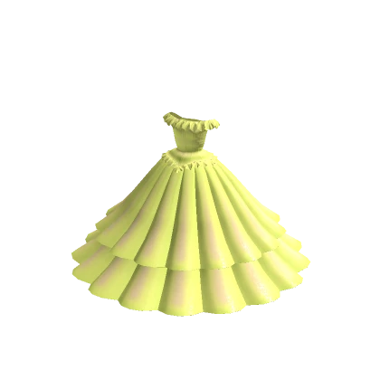 Princess Ballgown - Yellow