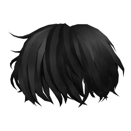 Black Messy Hairstyle 0.1050