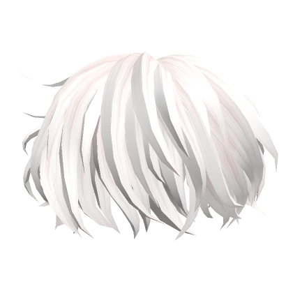 White Messy Hairstyle 0.1050