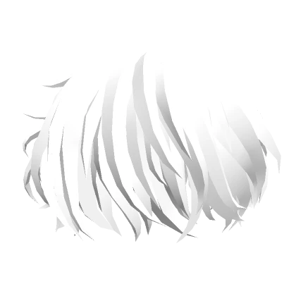 Really White 3D  Messy Hairstyle 0.1050