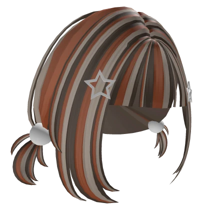 ♡ Calico Cat Hair Baby Kawaii Star Clip