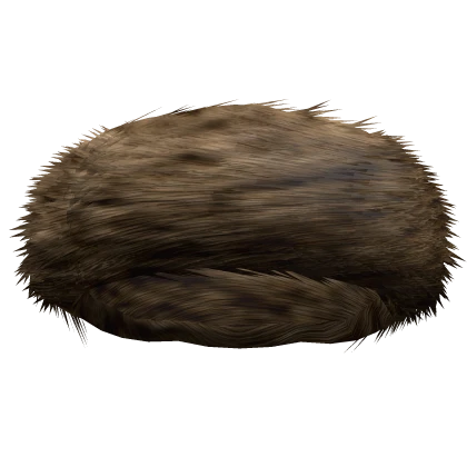 Basic Fluffy Fur Brown Headband