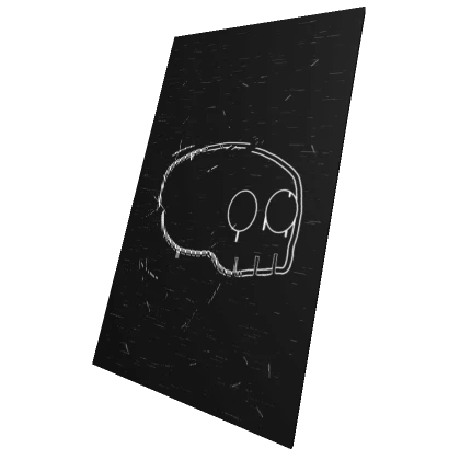 Animated Cape: Glitched Skull