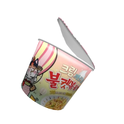 Matching Korean Buldak Cream Ramen Hat