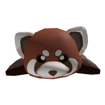 Red panda on head