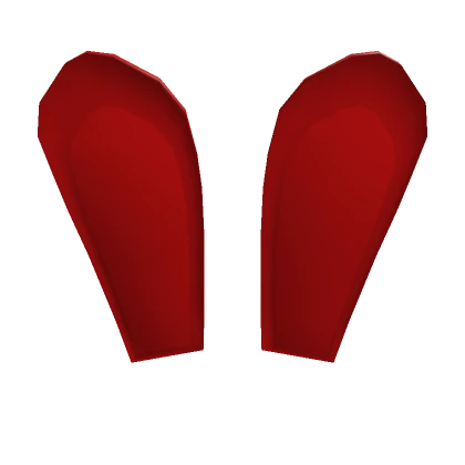 Bright Red Bunny Ears Costume