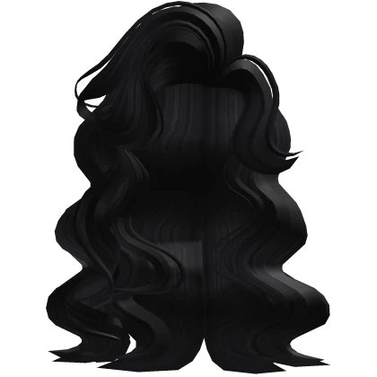 Big Long Voluminous Curly Drag Black Hair 