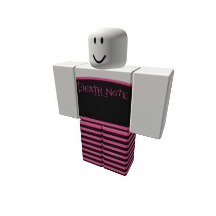 deathnote top w stripes
