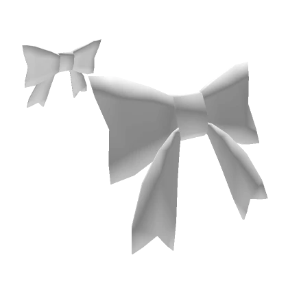 White Bow Ribbons