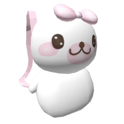 ୨୧ 3.0 cute baby pink seal backpack 