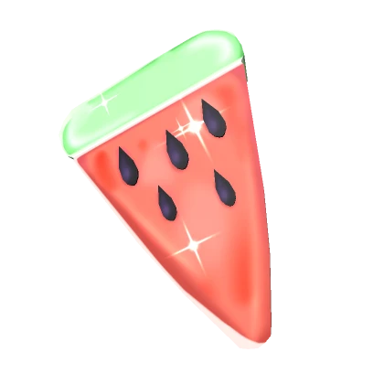 🍉Bella's Shiny Watermelon Hair Clip