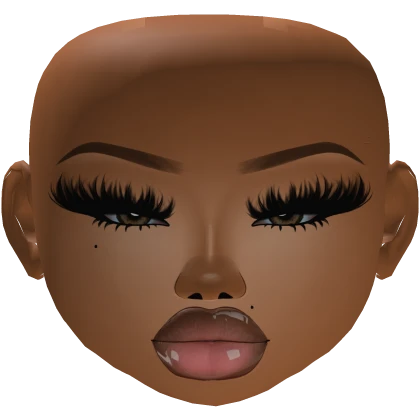 Student baddie latina girl mesh makeup wear lashes