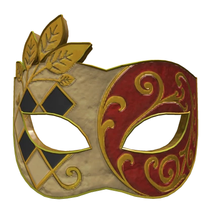 [PBR] Venetian mask (Red/Gold)