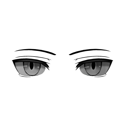 Rogue Duelist Eyes White (3D Face Accessory)