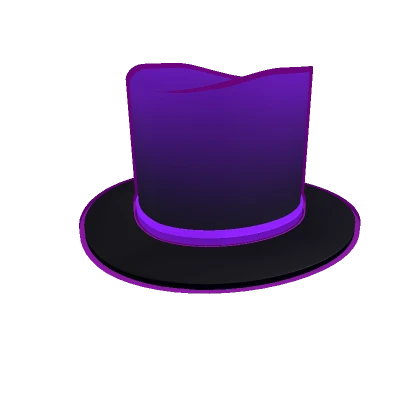 Purple Neon Top Hat