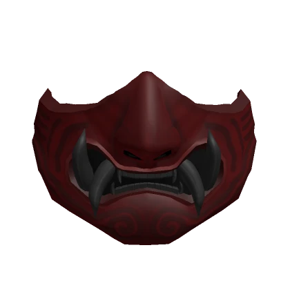 Red Sun Samurai Mask