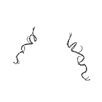 Black Y2K Emo Thorn Arm Wraps