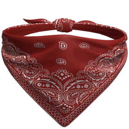 Bandana Red Tied Neck Mask Winter Face Scarf Y2K