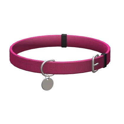 pink dog collar