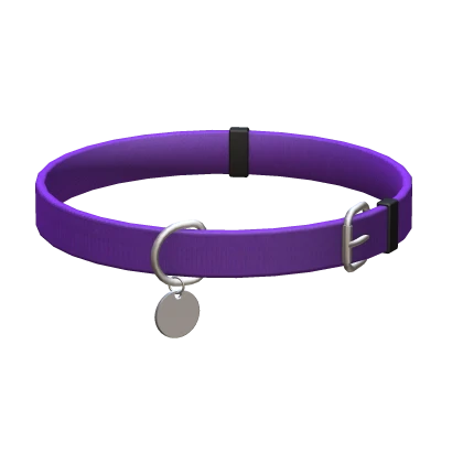 purple dog collar