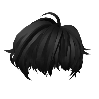 Stylish Messy Spiky Anime Boys Emo Hair/Y2K(black)