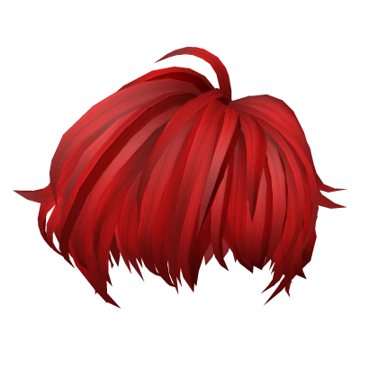 Stylish Messy Spiky Anime Boys Emo Hair/Y2K(Red)