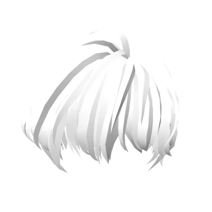 Stylish Messy Spiky Anime Boys Emo Hair (White)