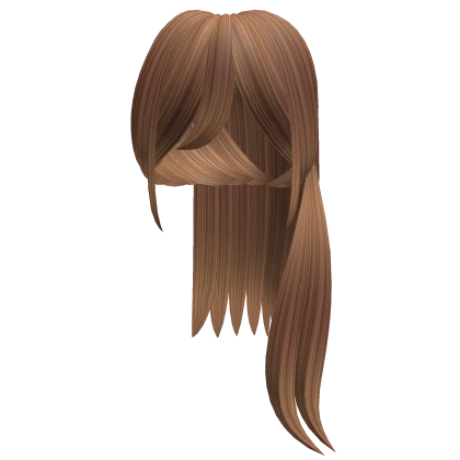 Emo Caramel Half Hair Over Eyes
