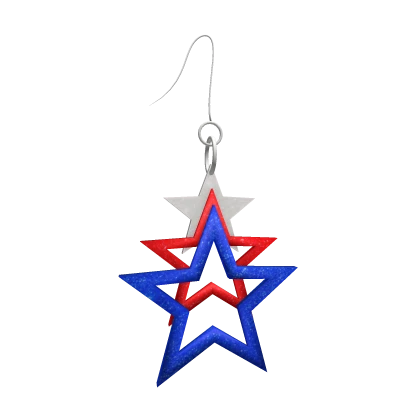 Independance Day Themed Earrings