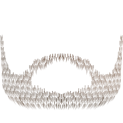 Brown Stubble Beard Shadow