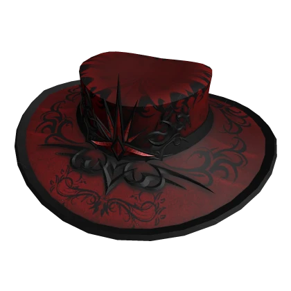 Crimson Sigil Mafia Hat